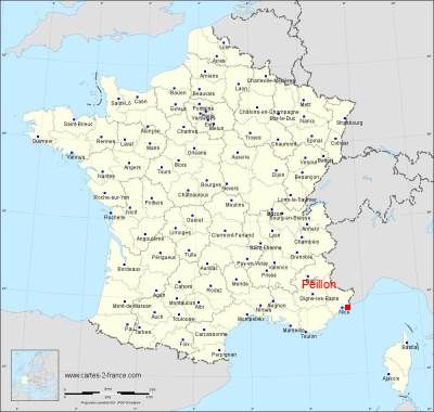 Carte de Peillon