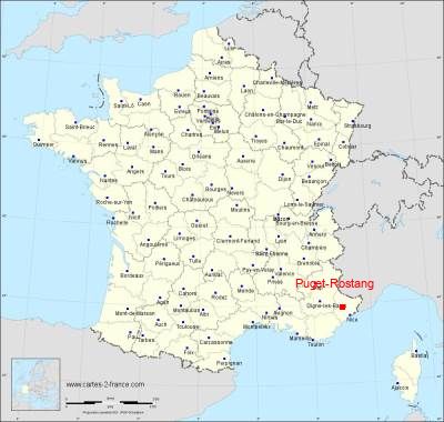 Carte de Puget-Rostang