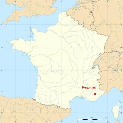 Fond de carte avec Pégomas