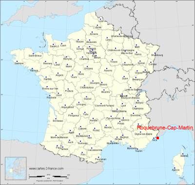 Carte de Roquebrune-Cap-Martin