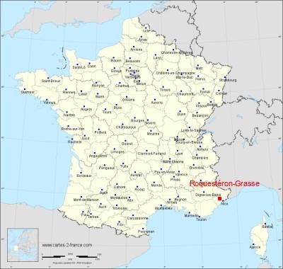 Carte de Roquestéron-Grasse