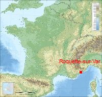localisation mairie de Roquette-sur-Var