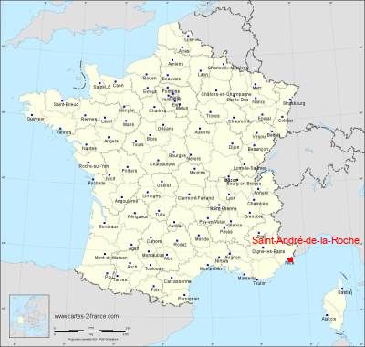 Carte de Saint-André-de-la-Roche