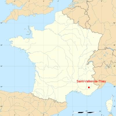 Fond de carte avec Saint-Vallier-de-Thiey