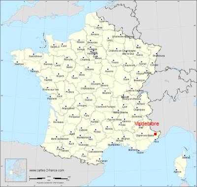Carte de Valdeblore