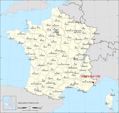 Carte de Villars-sur-Var