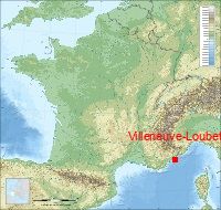 localisation mairie de Villeneuve-Loubet