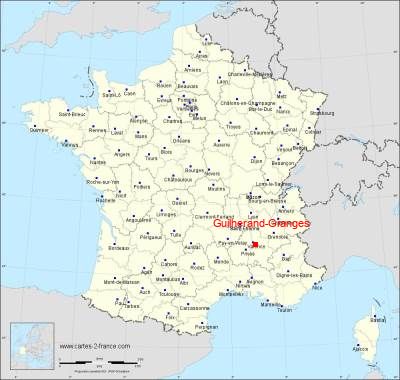 Carte de Guilherand-Granges