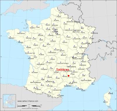 Carte de Sablières
