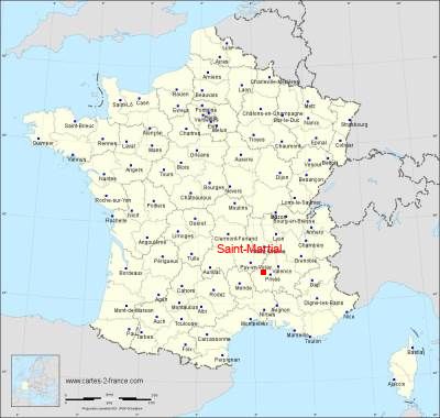 Carte de Saint-Martial