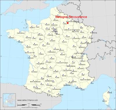 Carte de Banogne-Recouvrance