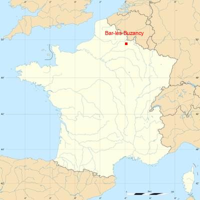 Fond de carte avec Bar-lès-Buzancy