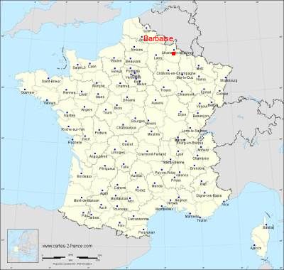 Carte de Barbaise