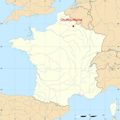 Fond de carte avec Chuffilly-Roche