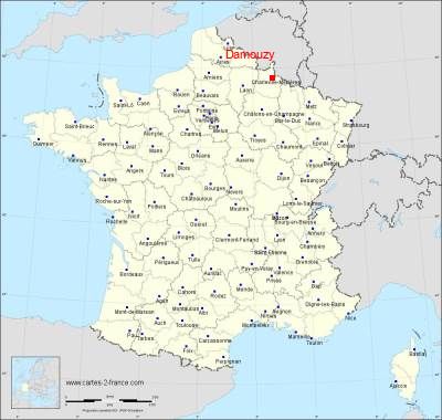 Carte de Damouzy