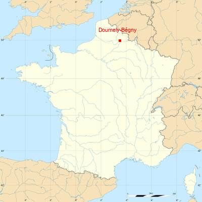 Fond de carte avec Doumely-Bégny