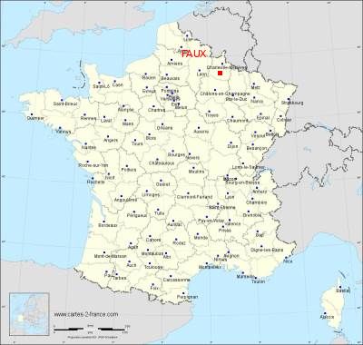 Carte de FAUX