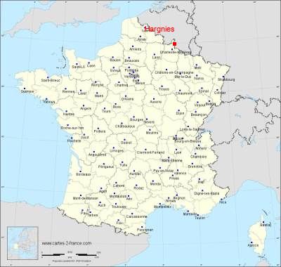 Carte de Hargnies