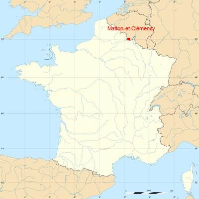 Fond de carte avec Matton-et-Clémency