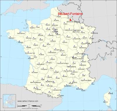 Carte de Maubert-Fontaine
