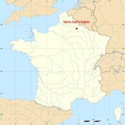 Fond de carte avec Mont-Saint-Martin
