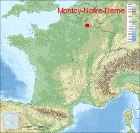 localisation mairie de Montcy-Notre-Dame