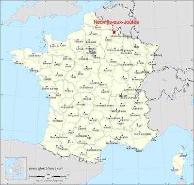 Carte de Neuville-aux-Joûtes