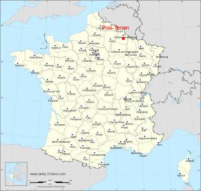 Carte de Poix-Terron