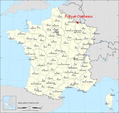 Carte de Puilly-et-Charbeaux