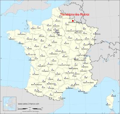 Carte de Tremblois-lès-Rocroi