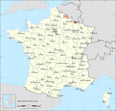 Carte de Villy