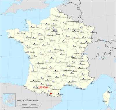 Carte de Bestiac