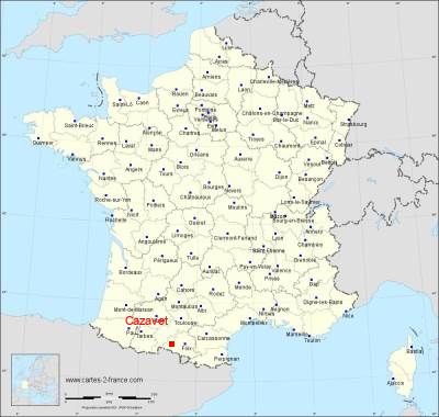 Carte de Cazavet