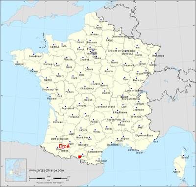 Carte de Ercé