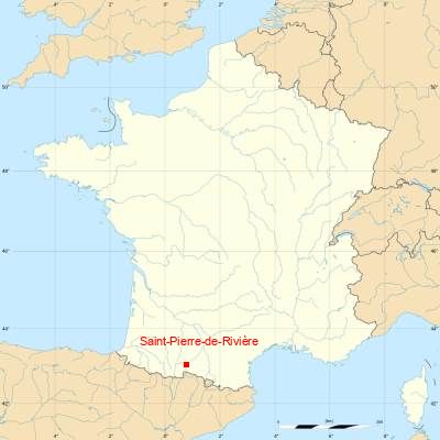 Fond de carte avec Saint-Pierre-de-Rivière