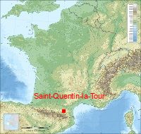 localisation mairie de Saint-Quentin-la-Tour