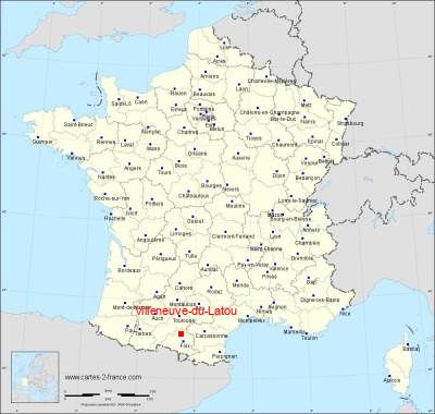 Carte de Villeneuve-du-Latou