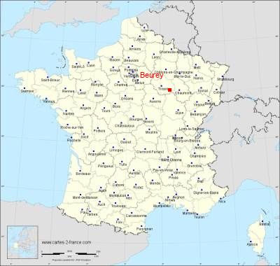 Carte de Beurey