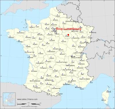 Carte de Bouy-Luxembourg