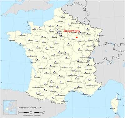 Carte de Juzanvigny
