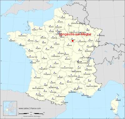 Carte de Longeville-sur-Mogne