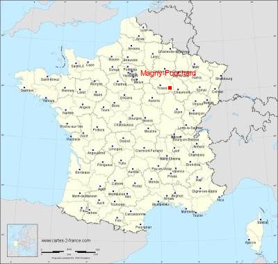 Carte de Magny-Fouchard