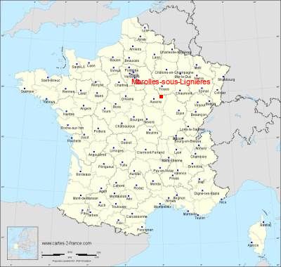 Carte de Marolles-sous-Lignières