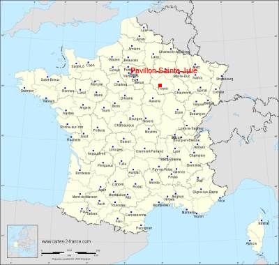 Carte de Pavillon-Sainte-Julie