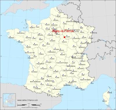 Carte de Rigny-le-Ferron