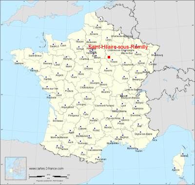 Carte de Saint-Hilaire-sous-Romilly