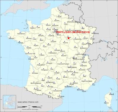Carte de Saint-Jean-de-Bonneval