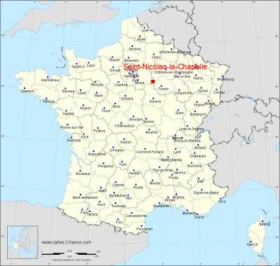 Carte de Saint-Nicolas-la-Chapelle