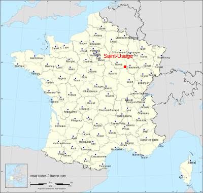 Carte de Saint-Usage