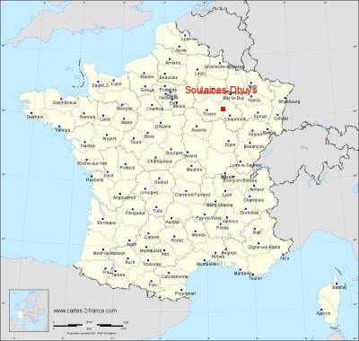 Carte de Soulaines-Dhuys